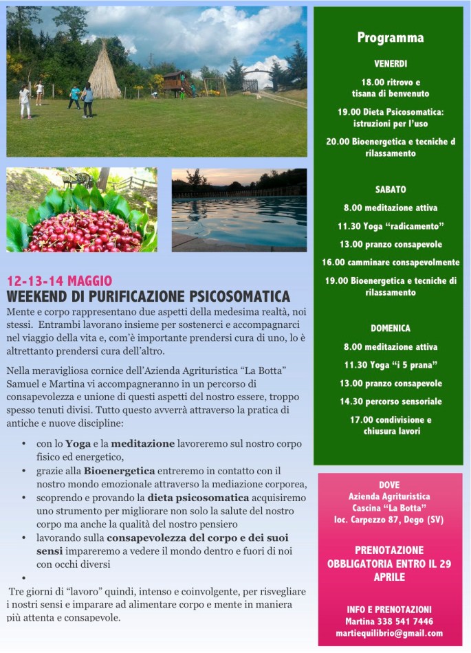 volantino purificazione psicosomatica
